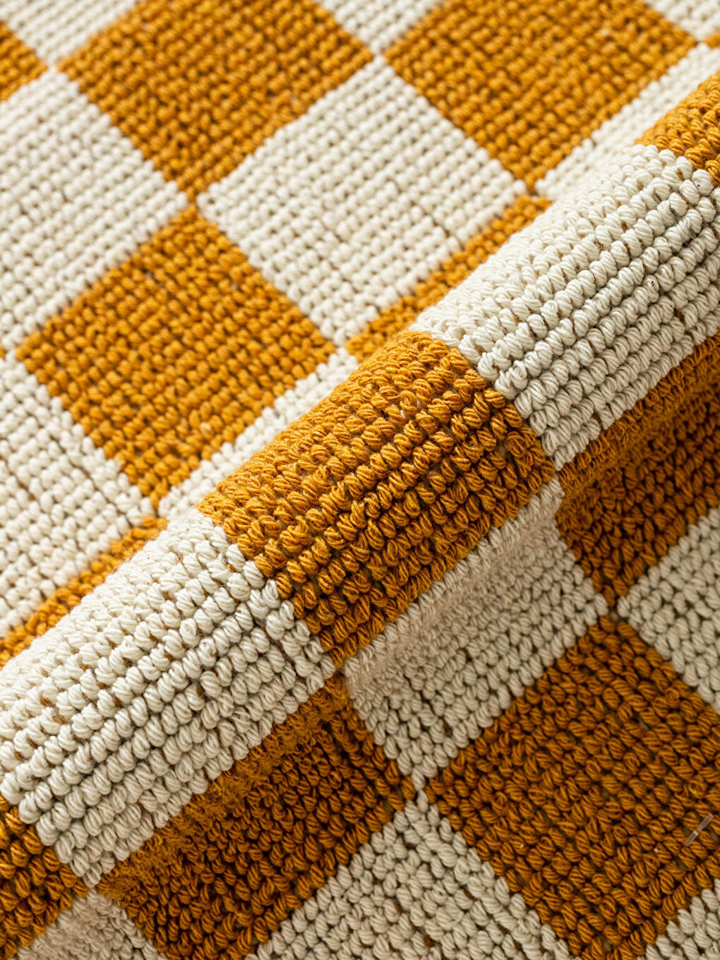 Tapis De Bain À Motifs En Damier Lot De 2-1