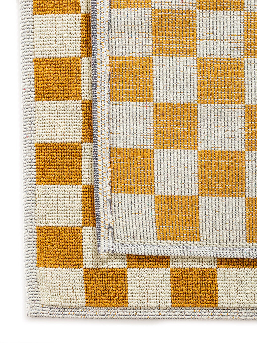 Tapis De Bain À Motifs En Damier Lot De 2-2