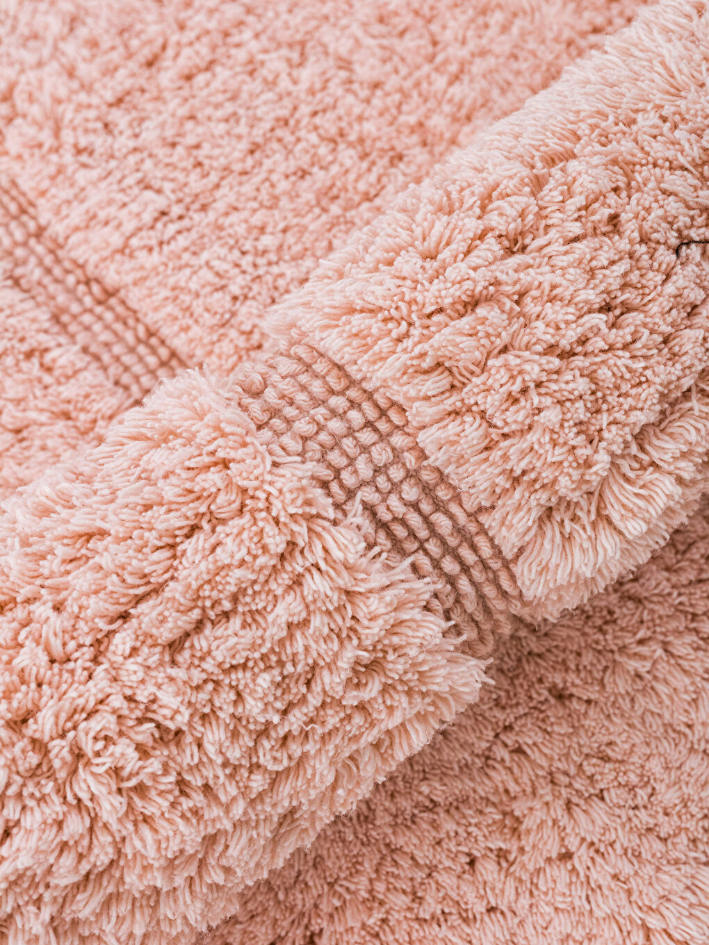 Pembe Dantelli Banyo Paspası 2'li-1