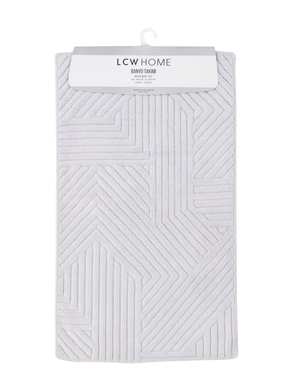 LCW HOME Patterned Bath Mat 2 Pack -W2GO35Z8-SLH