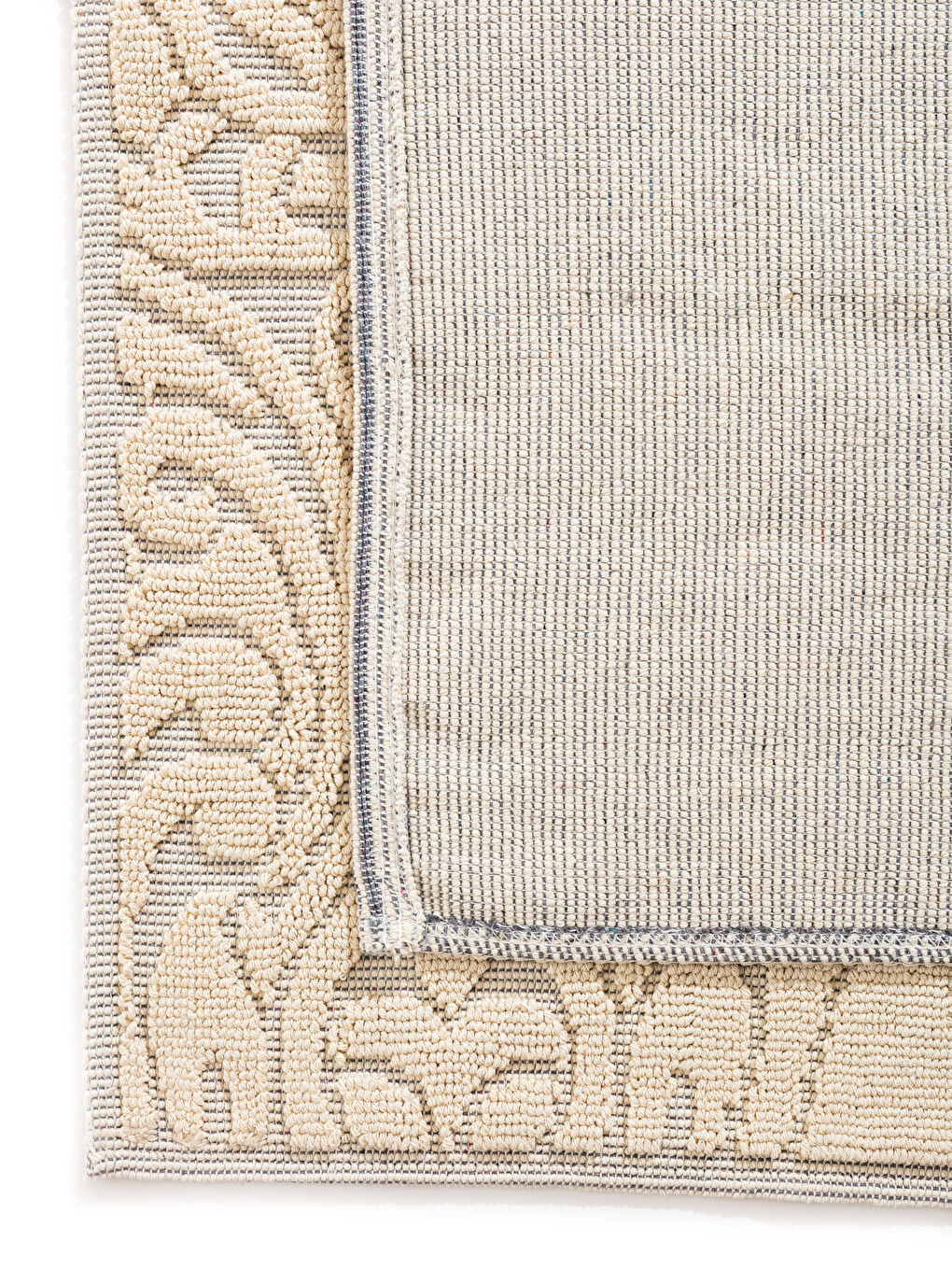 Ekru Desenli Banyo Paspası 2'li-2