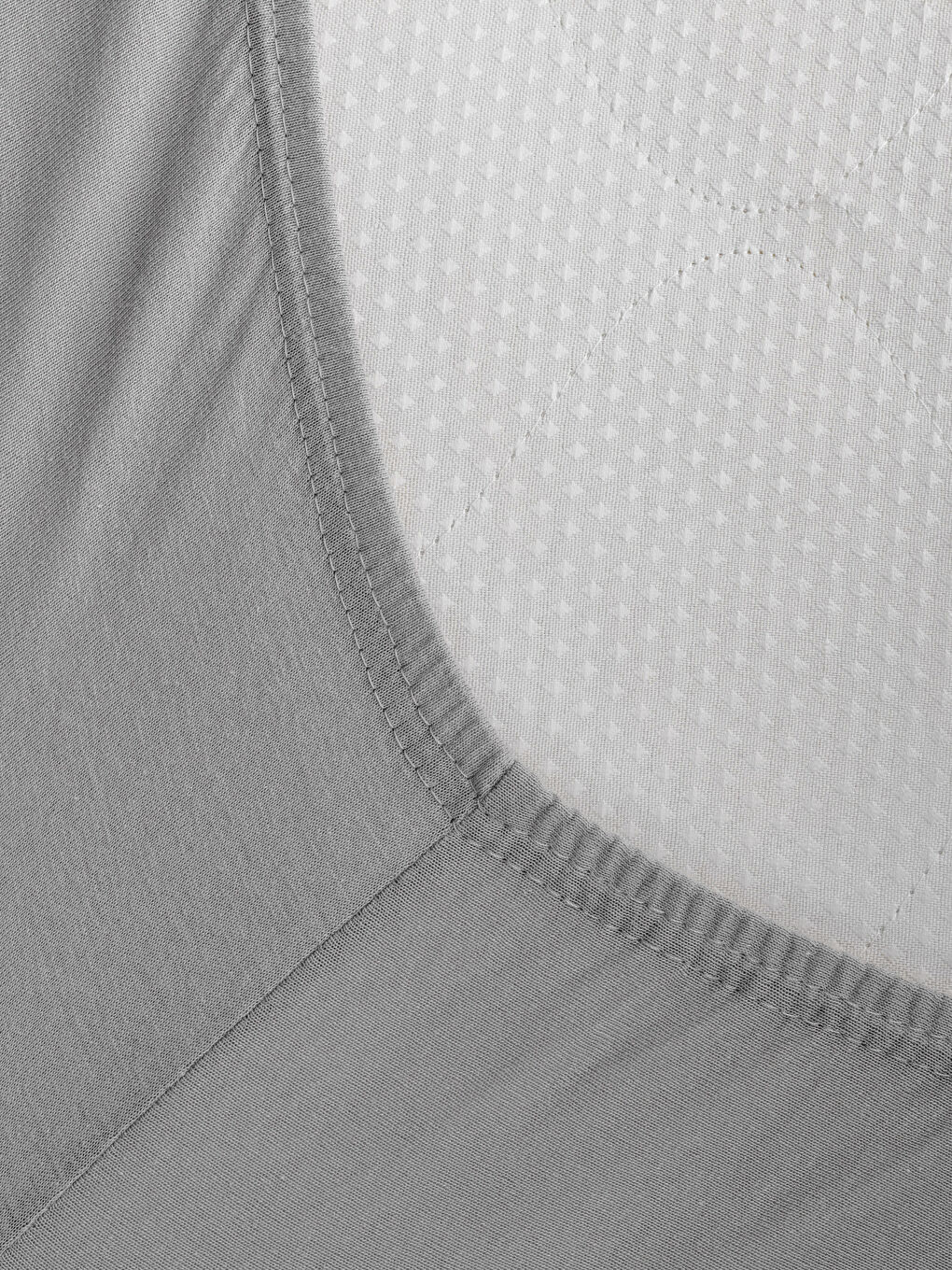 ملاية سرير مزدوج قطن سادة باستك 160x200x30 سم-2