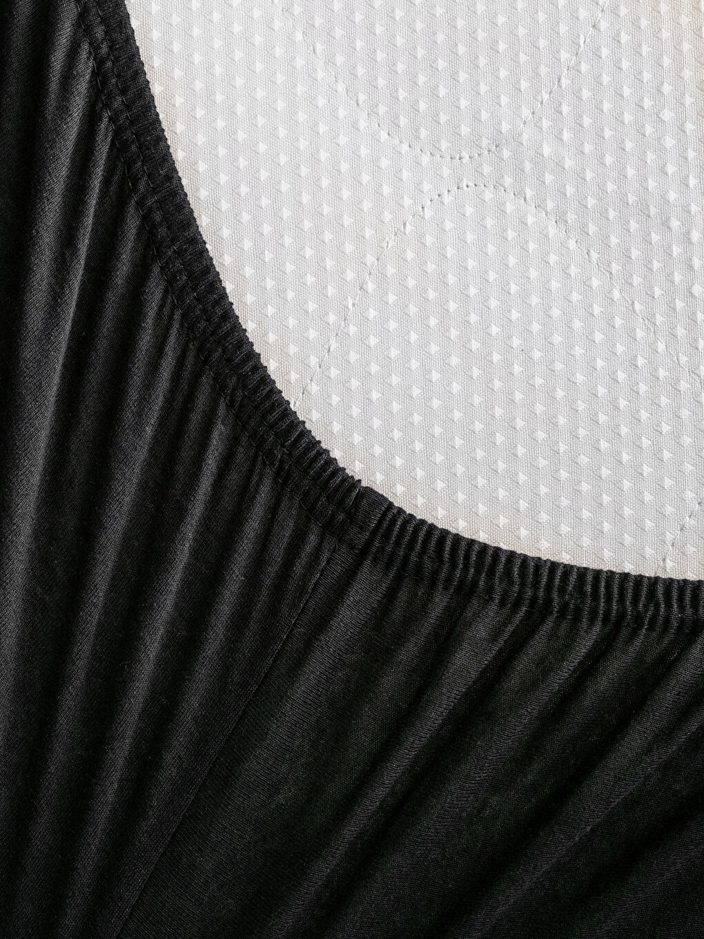 Plain Cotton Fitted Double Bed Sheet 160x200x30 cm-2