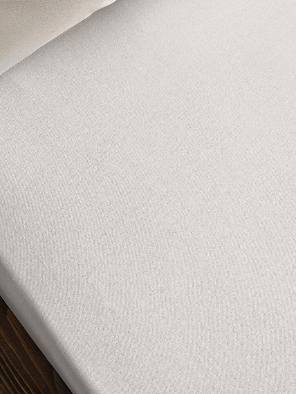 Drap Double Ajusté en Coton Uni 160x200x30 cm-1