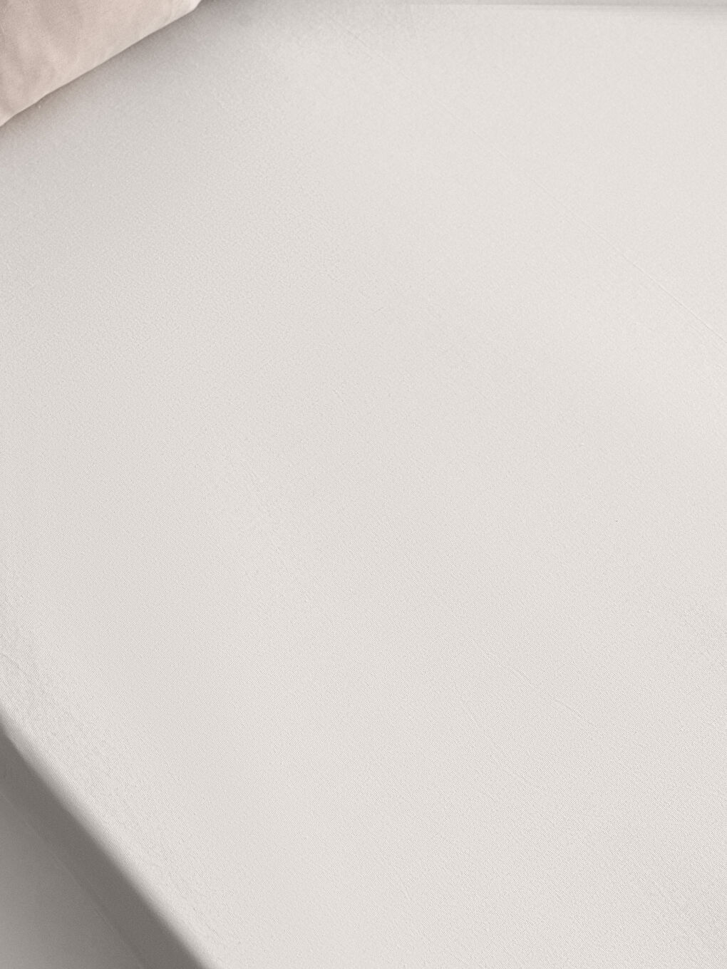 Однотонная Хлопковая Простыня на Резинке для Односпальной Кровати 100x200x30 См-1