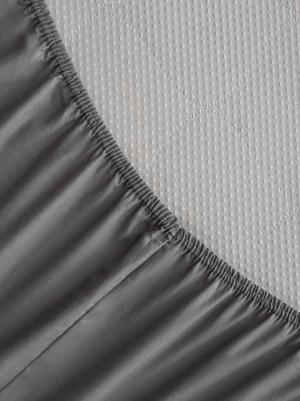 ملاية قطن سادة مزدوجة ستايل ضيق 160x200x30 سم-2