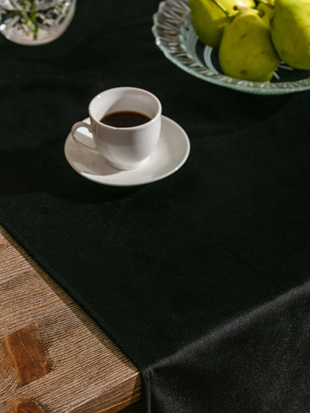 Plain Velvet Runner 45x150 Cm-1