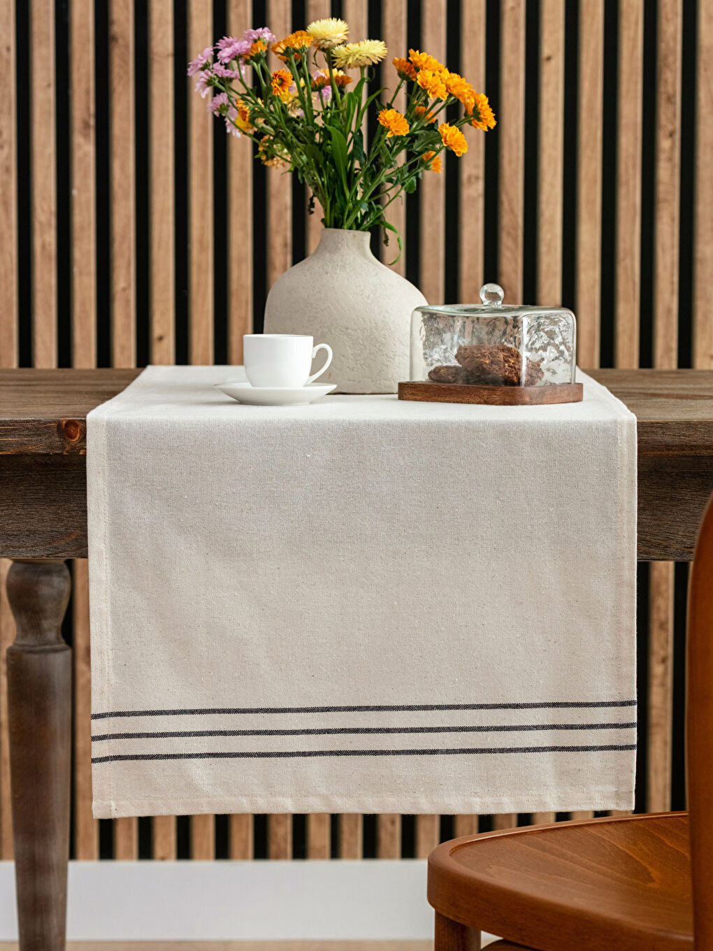 Karışık Çizgili Runner 45x150 cm-1