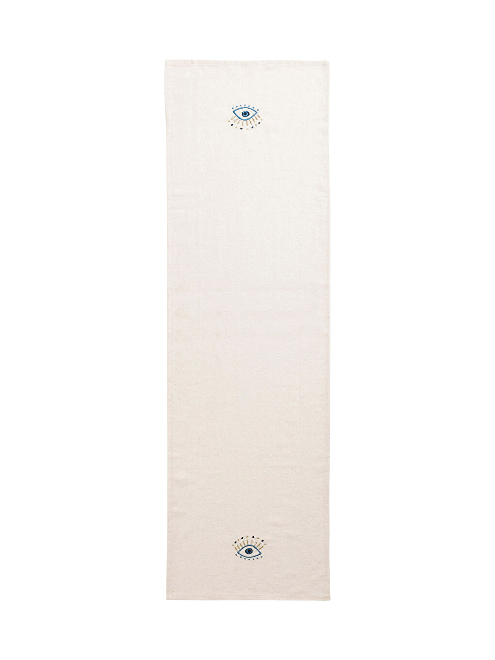 Karışık Nakış Detaylı Pamuklu Runner 45x150 cm-3