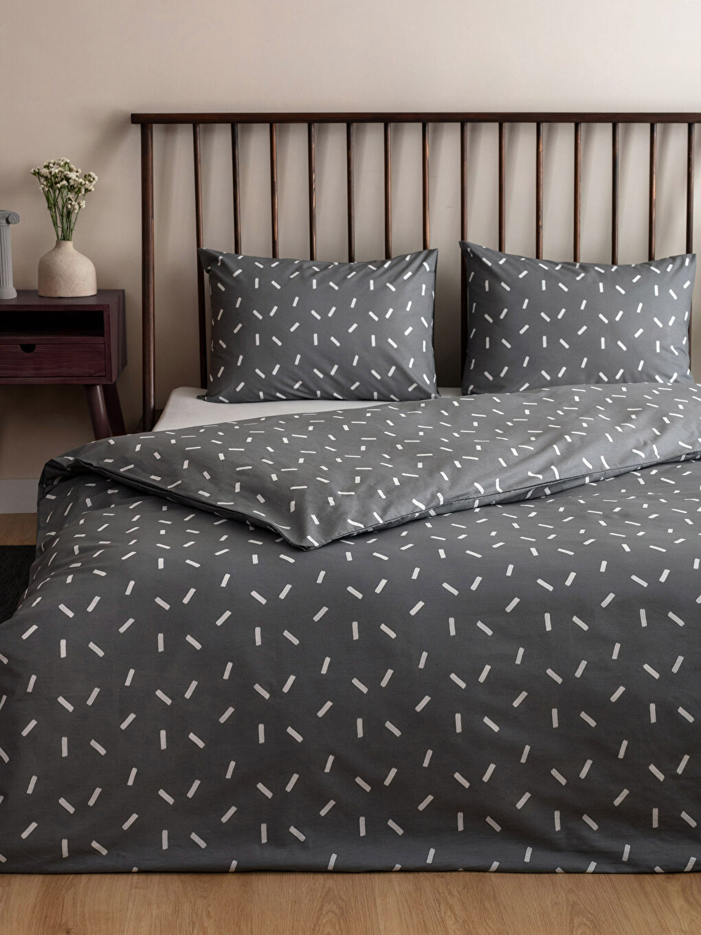 Patterned Double Duvet Cover Set