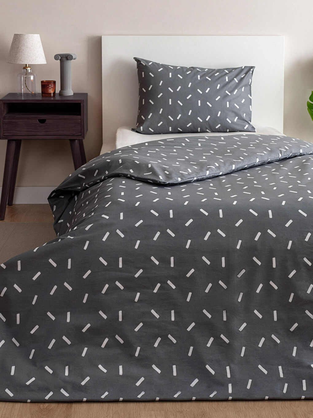 LCW HOME Patterned Single Bed Duvet Cover Set -W2GP47Z8-SLH