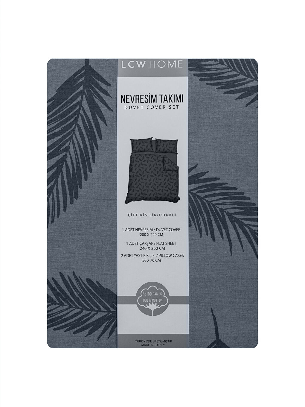 Štampani Pamučni Dupli Set Pokrivača-7