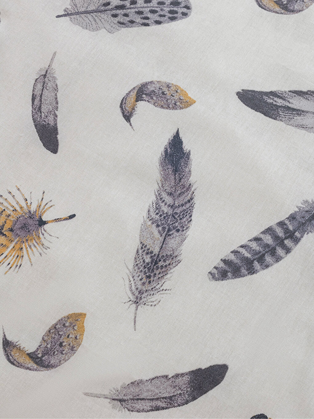 طقم غطاء لحاف فردي منقوش-4