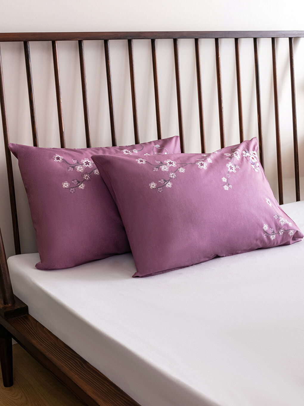 Mor Desenli Çift Kişilik Nevresim Seti-2