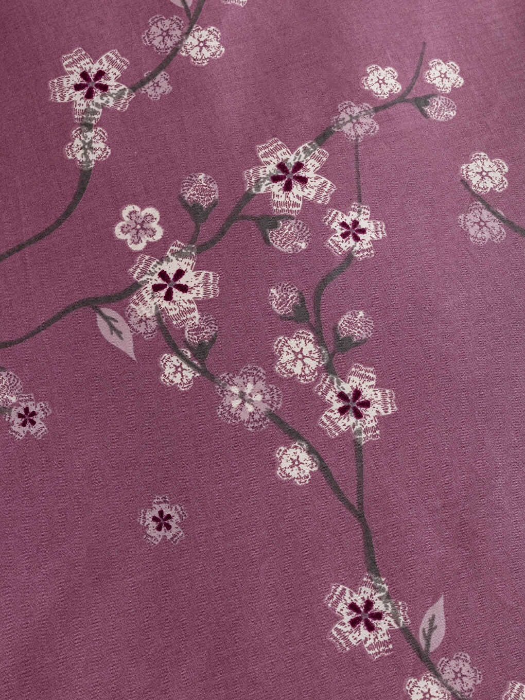 Mor Desenli Çift Kişilik Nevresim Seti-4