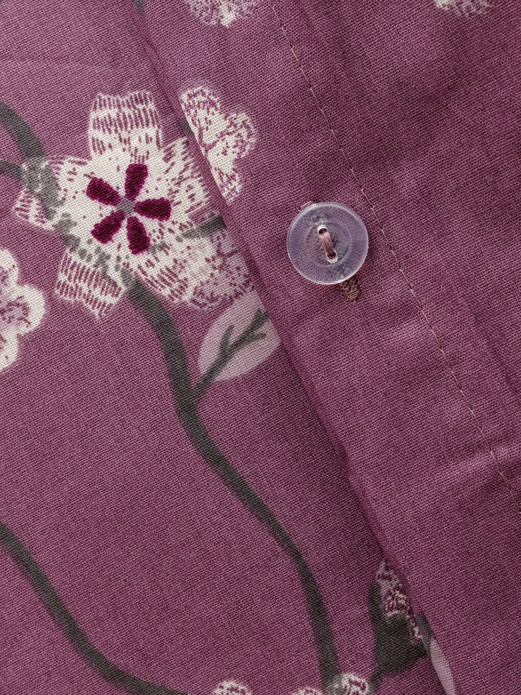 Mor Desenli Çift Kişilik Nevresim Seti-5