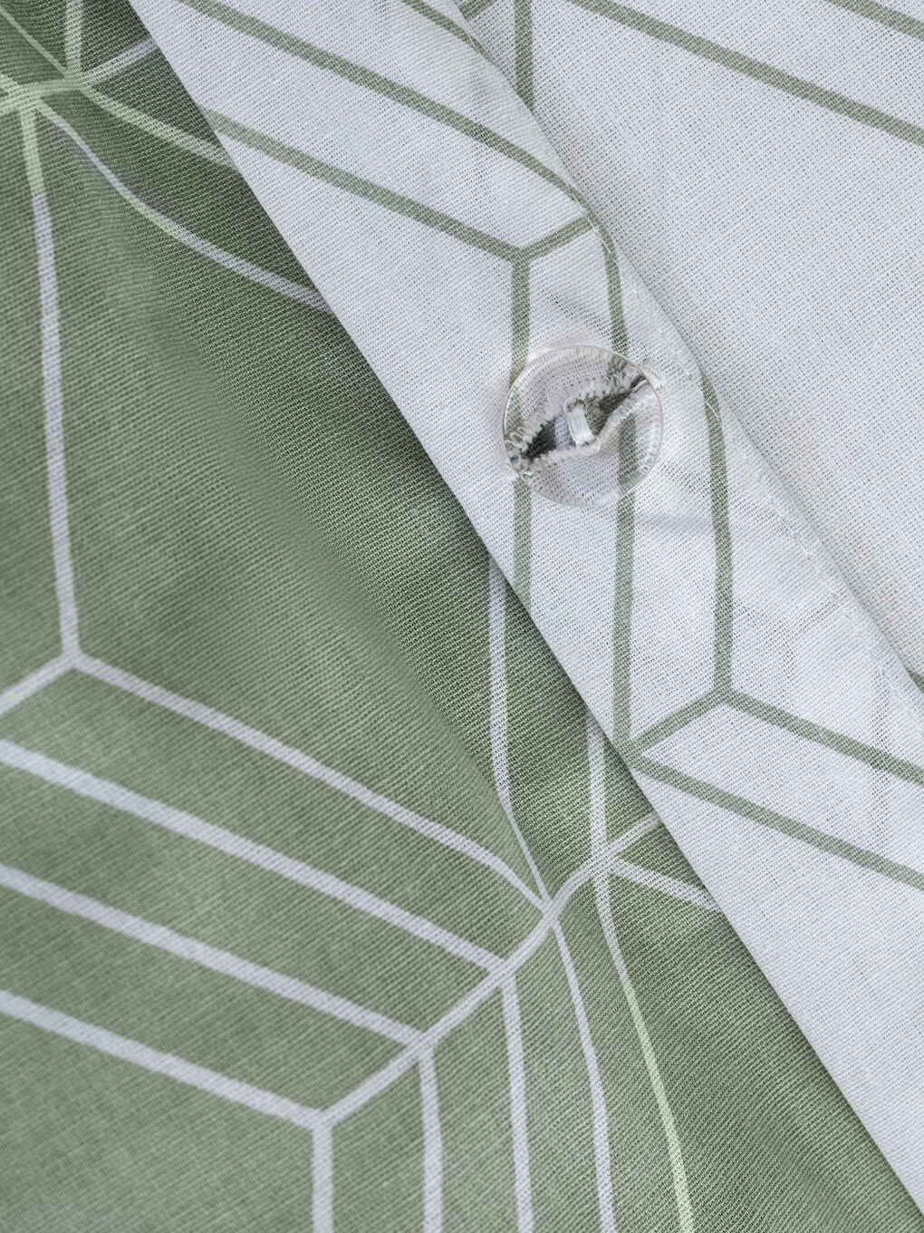 Yeşil Desenli Tek Kişilik Nevresim Seti-6