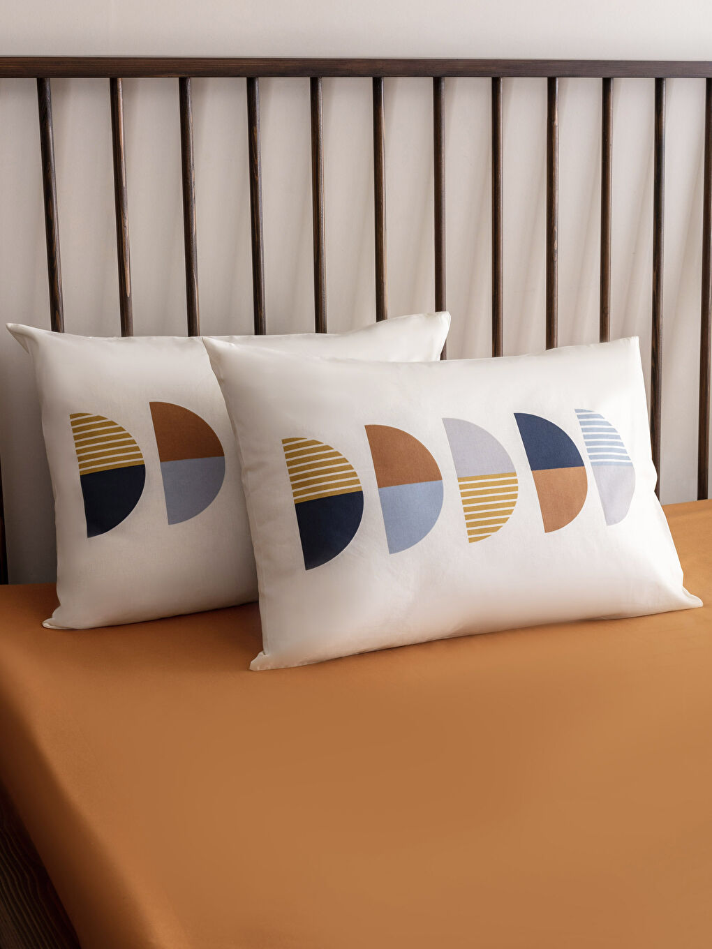 Patterned Cotton Double Duvet Cover Set-3