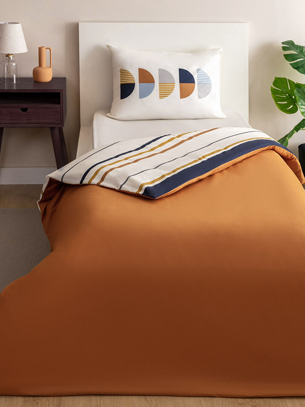 Patterned Single Bed Duvet Cover Set