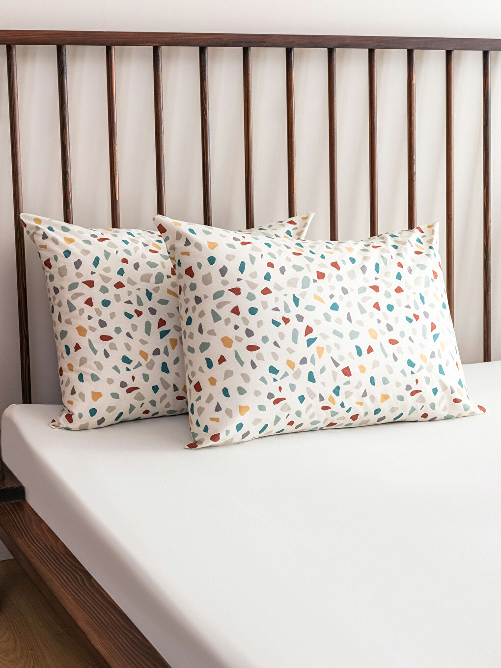 Karışık Desenli Yastık Kılıfı 2'li 50x70 cm