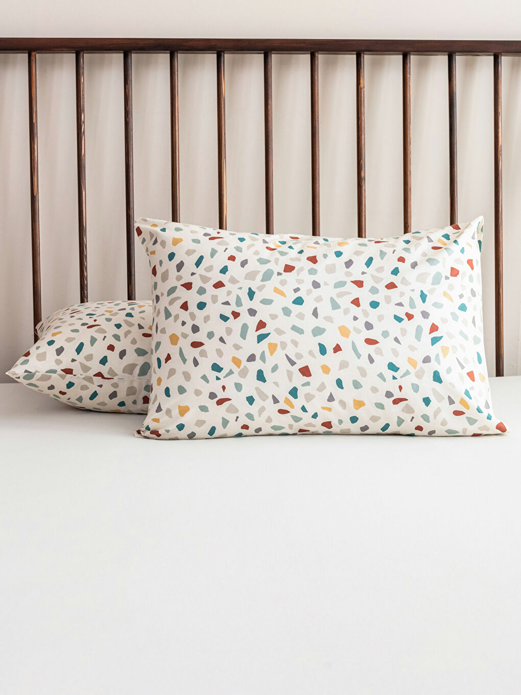 Karışık Desenli Yastık Kılıfı 2'li 50x70 cm-1