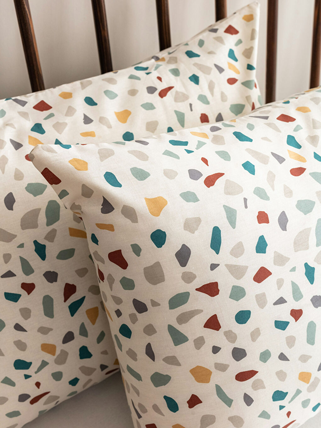 Karışık Desenli Yastık Kılıfı 2'li 50x70 cm-2