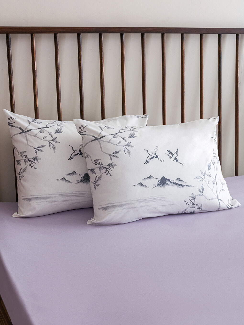 Patterned Cotton Double Duvet Cover Set-2