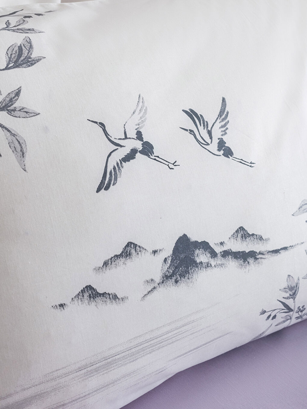 Patterned Cotton Double Duvet Cover Set-3