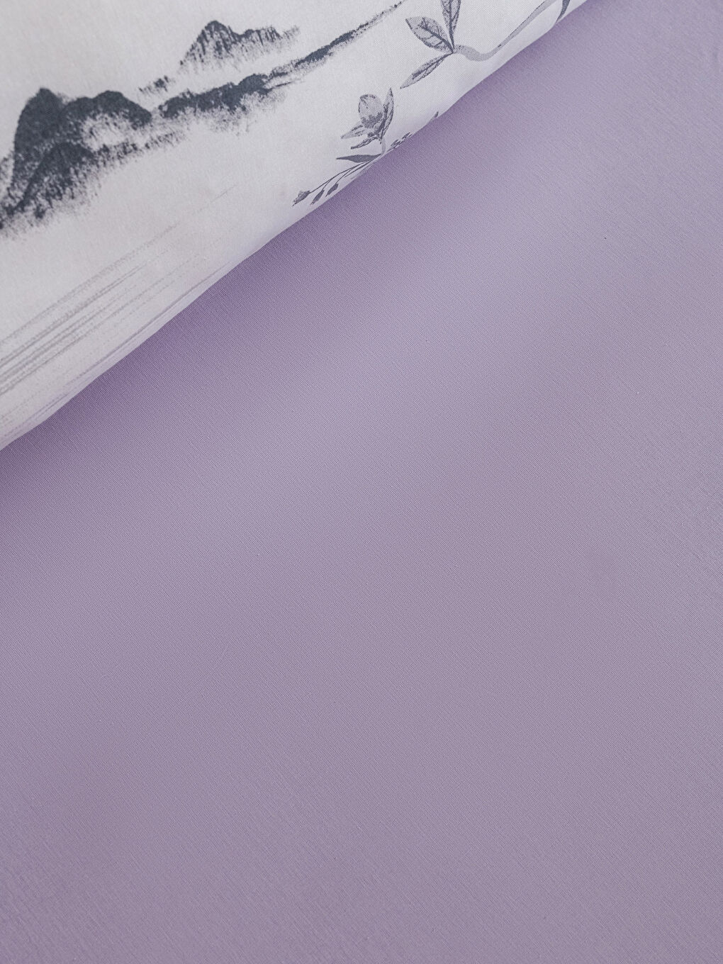 Patterned Cotton Double Duvet Cover Set-4