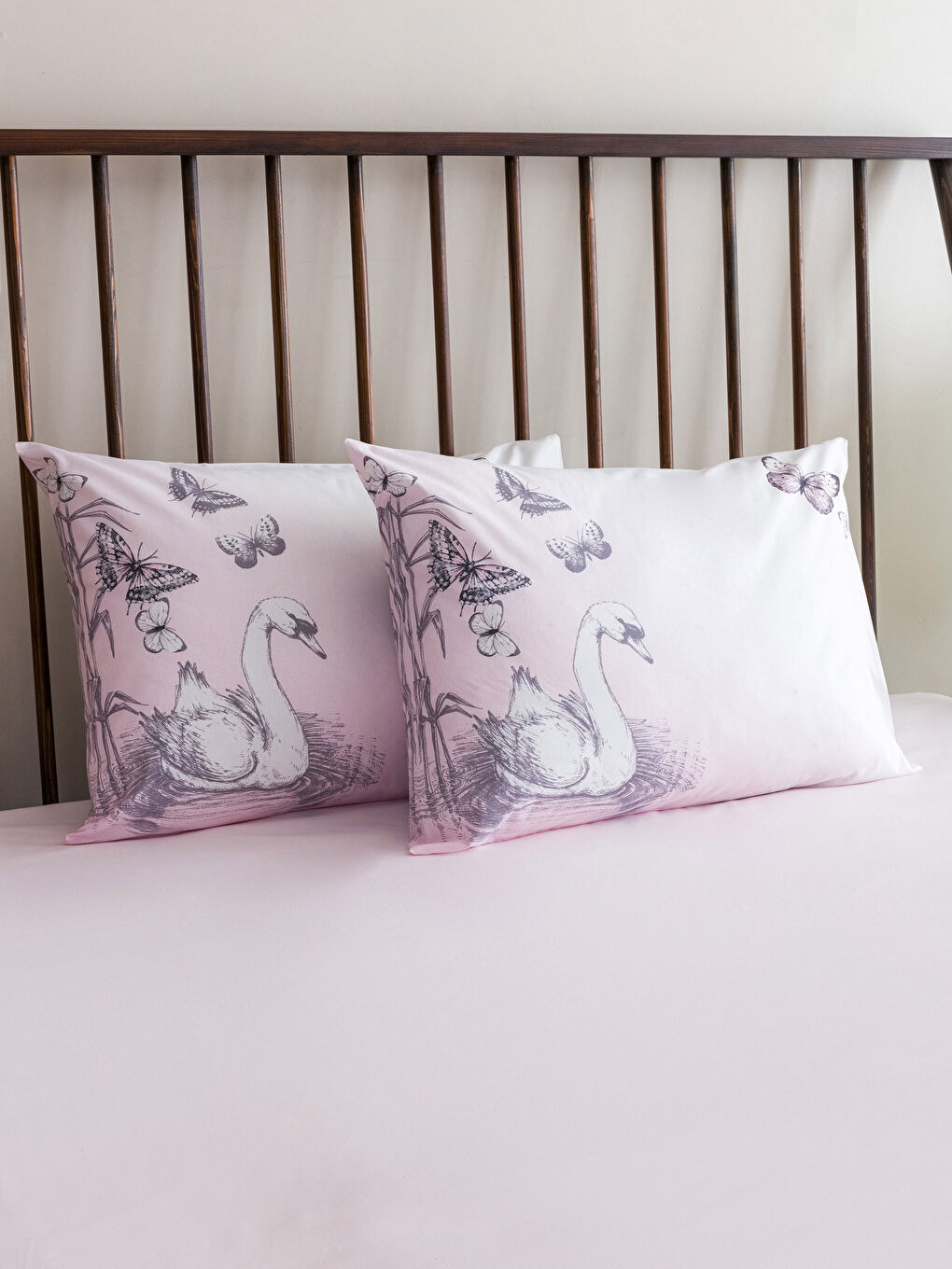 LCW HOME Printed Cotton Double Duvet Cover Full Set -W2GQ65Z8-F9C