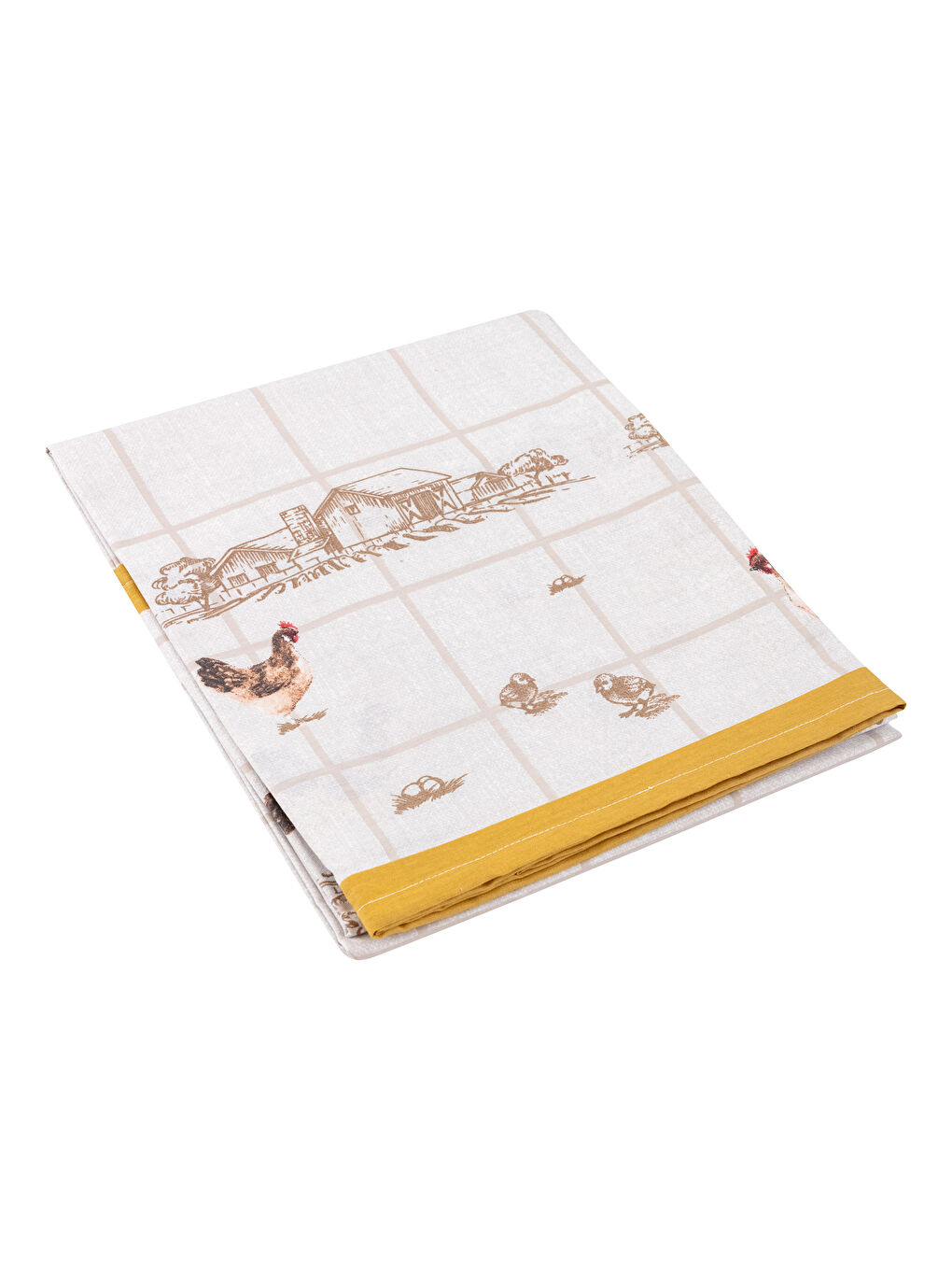 Karışık Baskılı Masa Örtüsü 150x150 cm-4