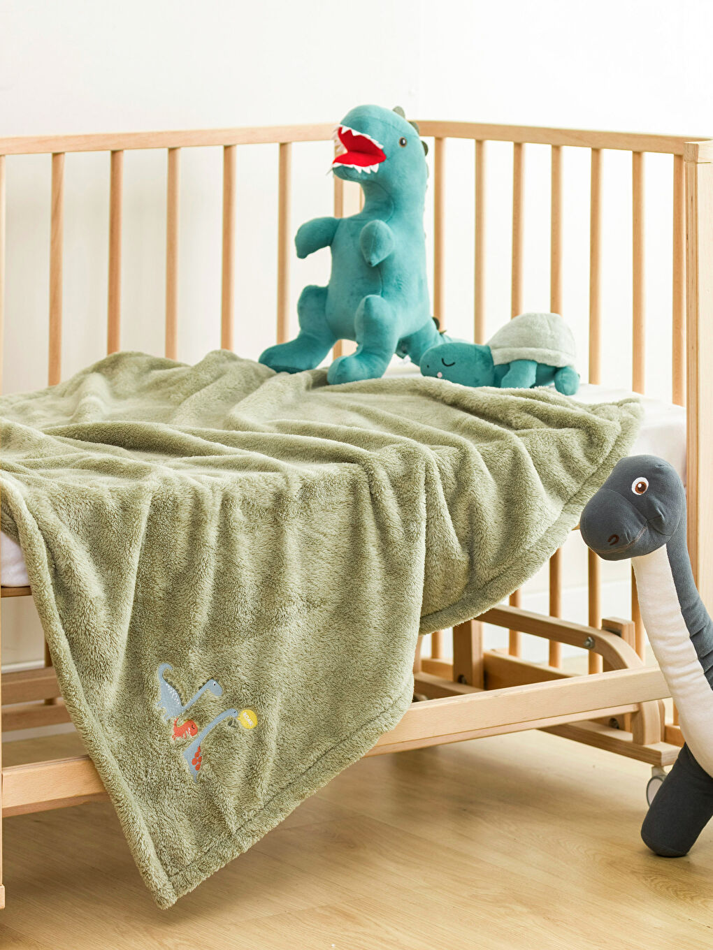 Embroidered Baby Blanket 100x120 Cm