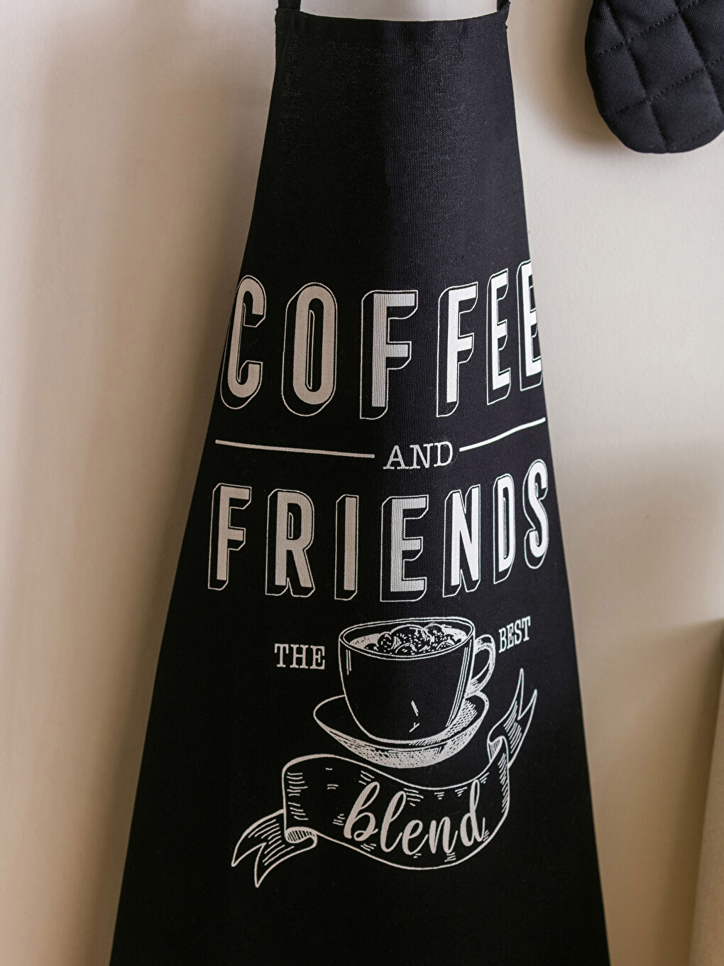 Text Printed Cooking Apron-1