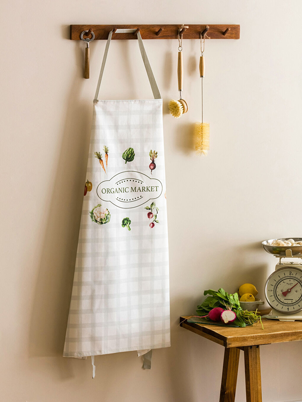 Karışık Baskılı Mutfak Önlüğü-1