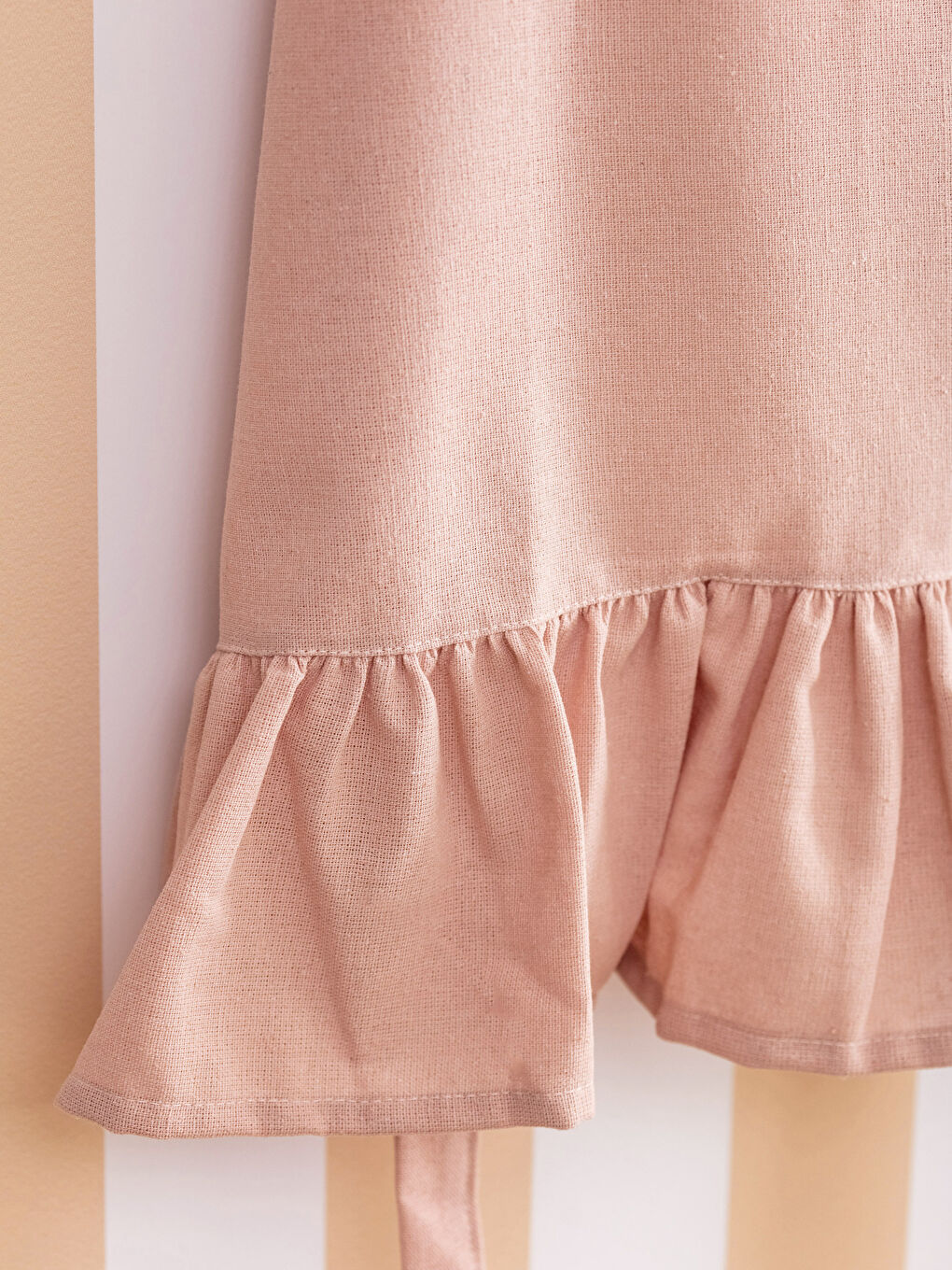 مريلة مطبخ قطن بتفاصيل كشكشة-1