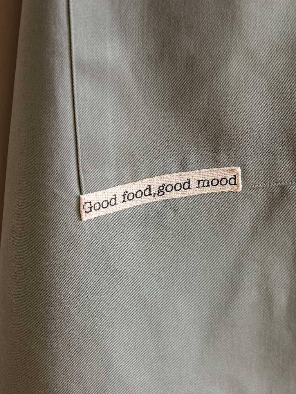 Letter Printed Cotton Kitchen Apron-2