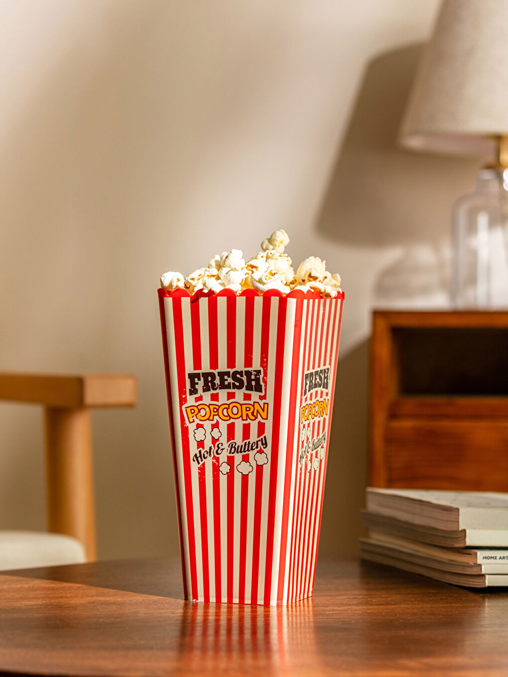 Karışık Baskılı Patlamış Mısır Kovası 20 cm