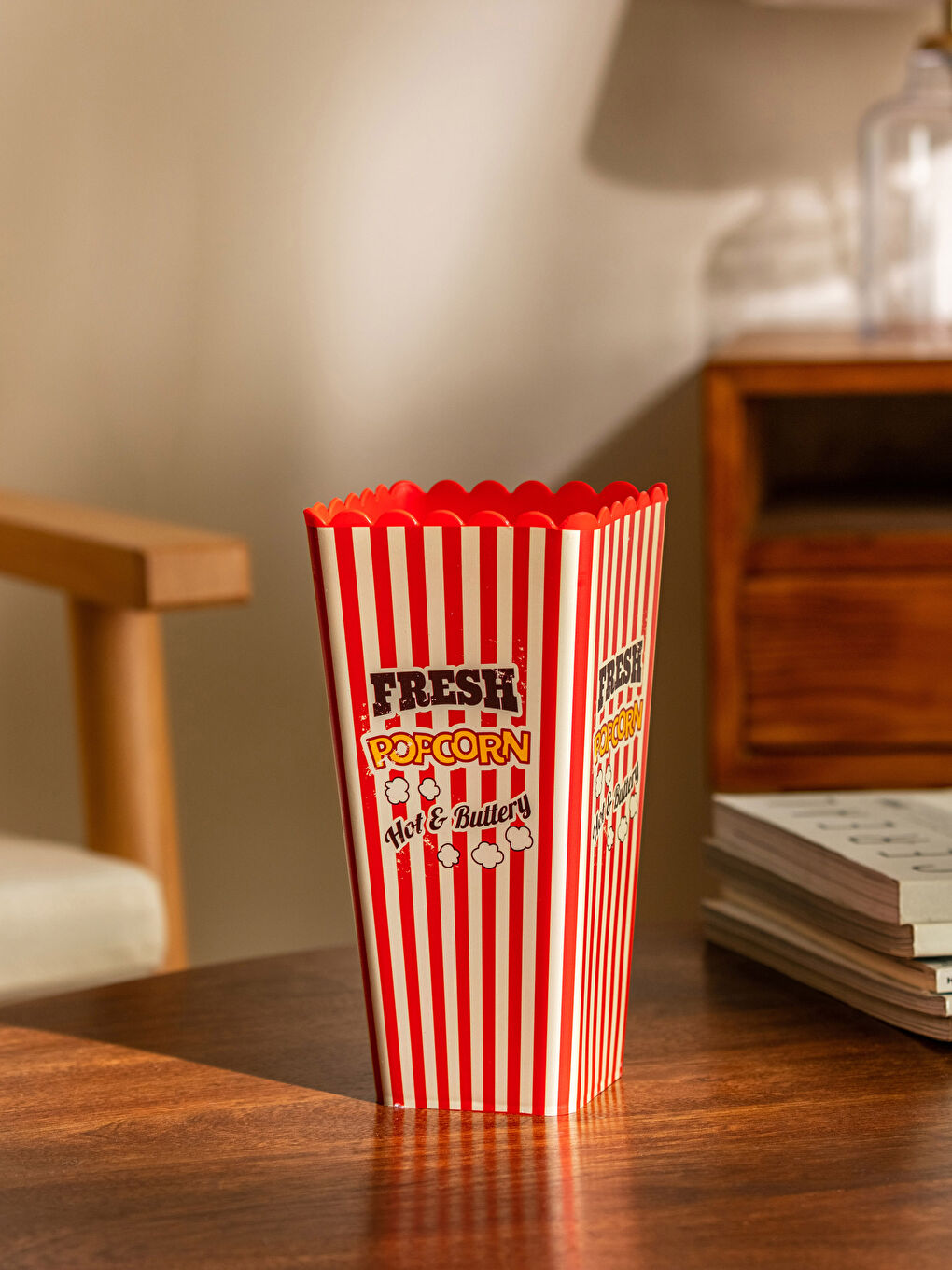 Karışık Baskılı Patlamış Mısır Kovası 20 cm-1