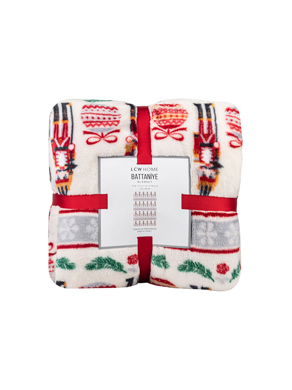 Karışık Desenli Tek Kişilik Battaniye 150x200 cm-4