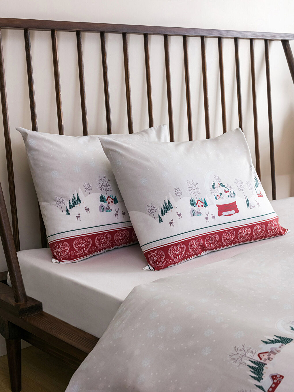 طقم غطاء لحاف مزدوج قطن-2