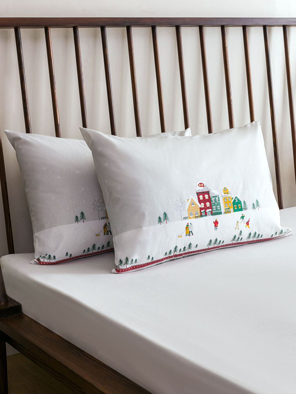 New Year Themed Double-Sided Duvet Cover Set-2