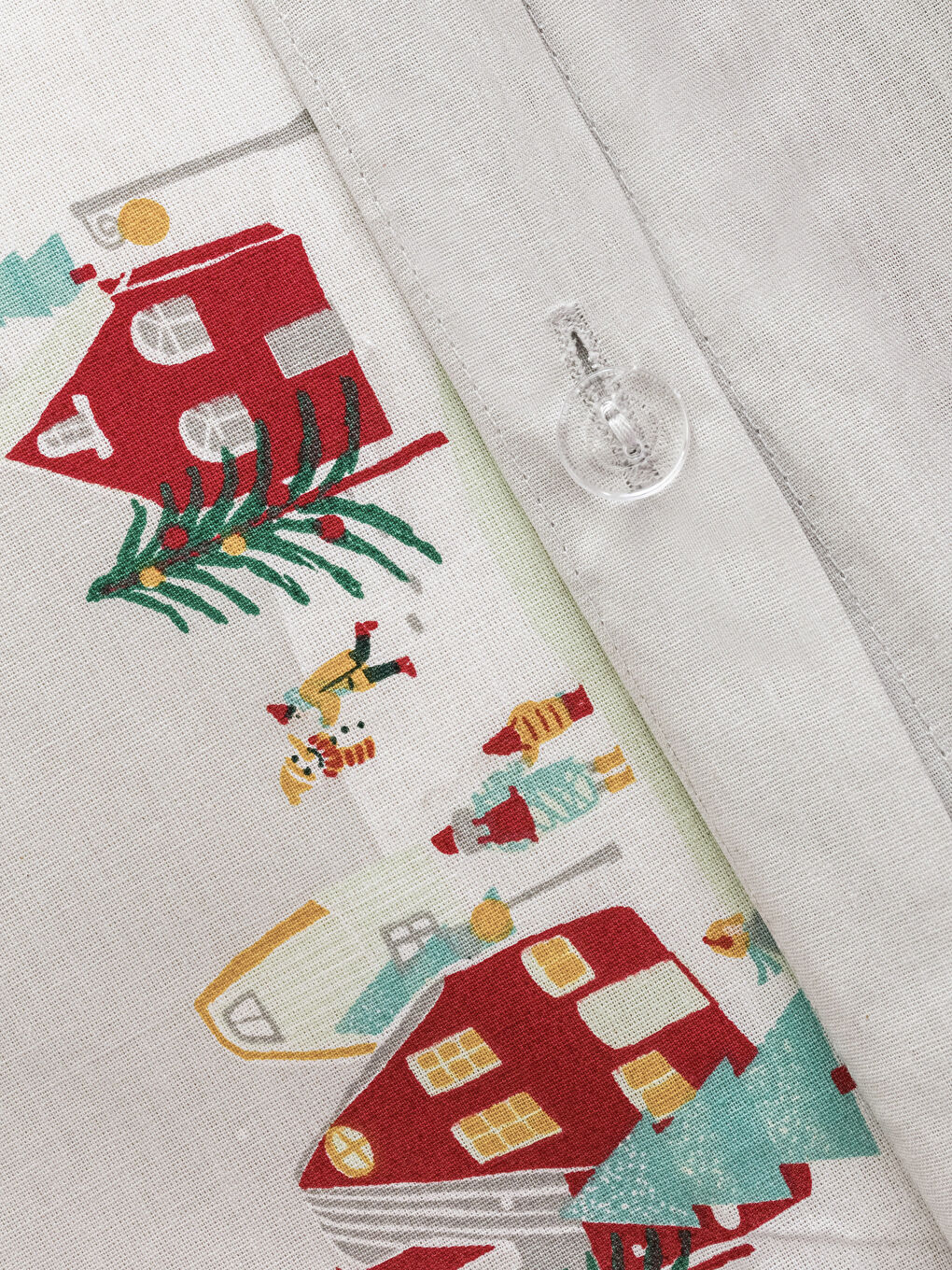 New Year Themed Double-Sided Duvet Cover Set-5