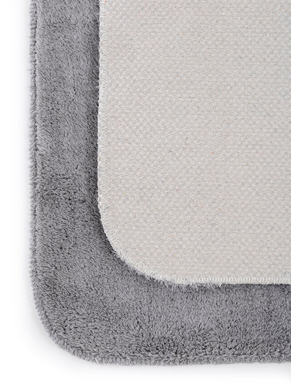 Lot de 2 Tapis de Bain Uni-1