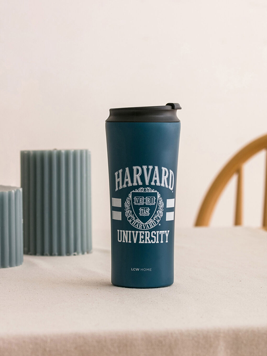 LCW HOME Harvard University Printed Steel Thermos 400 Ml -W2H062Z8-F9C