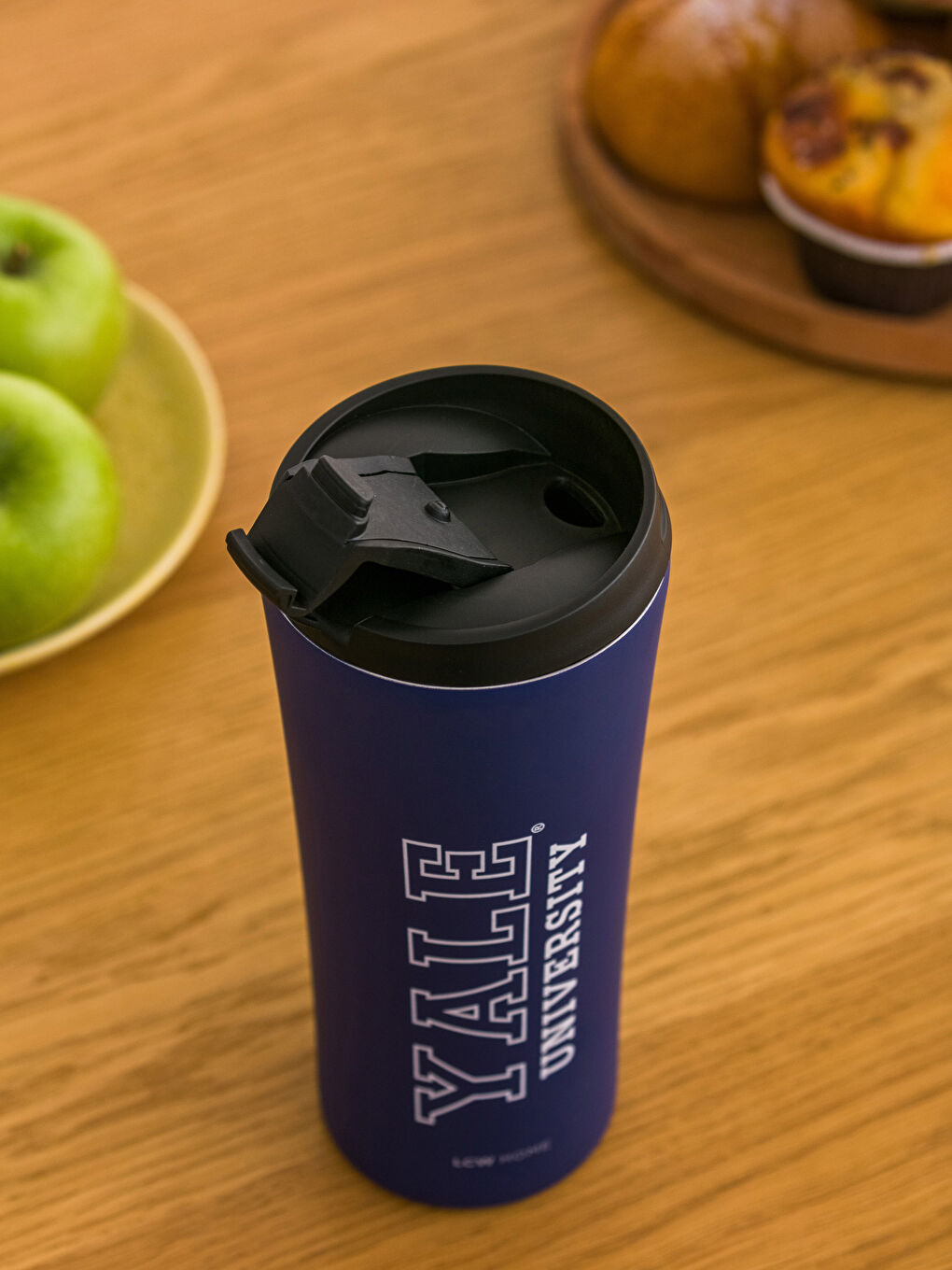 Йель университеті принтті болат термос 400 мл-1