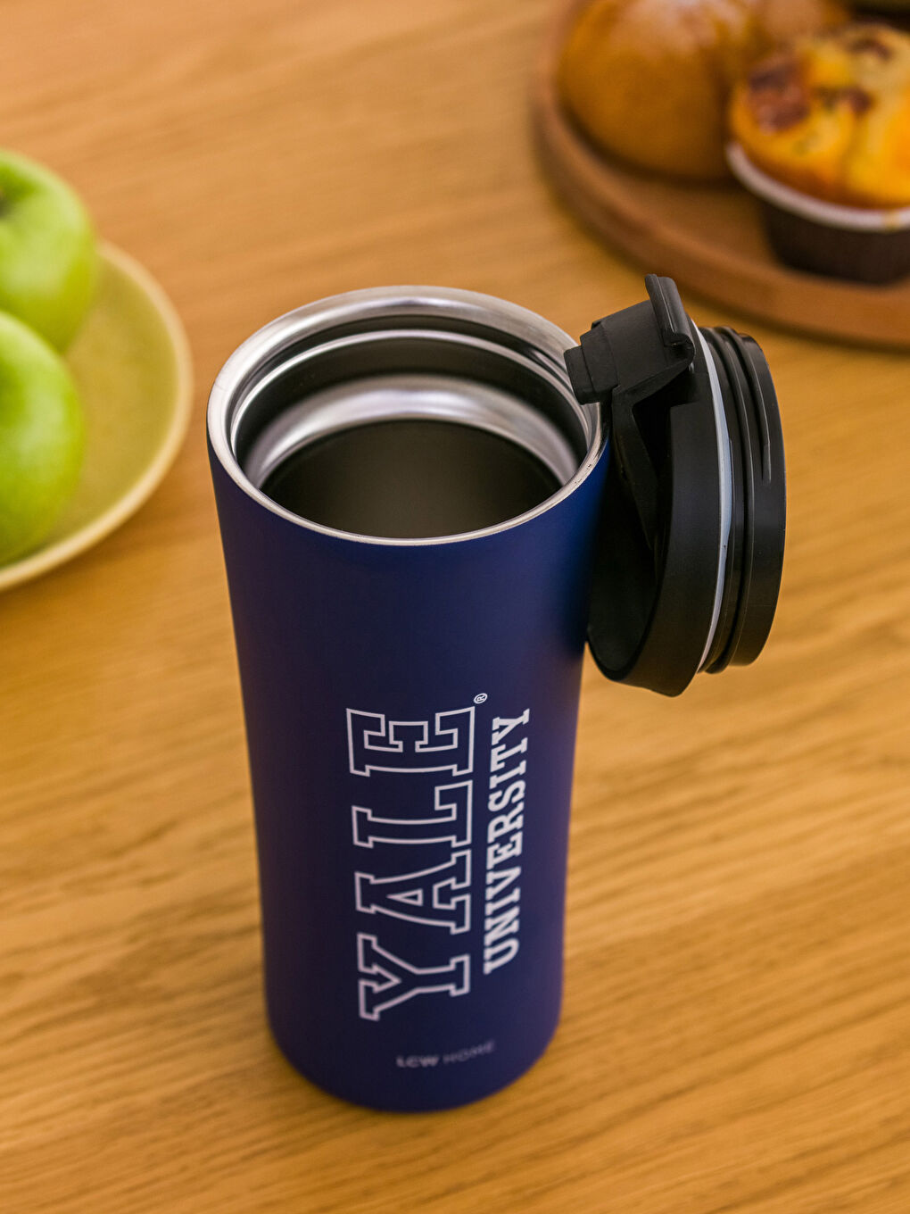 Йель университеті принтті болат термос 400 мл-2