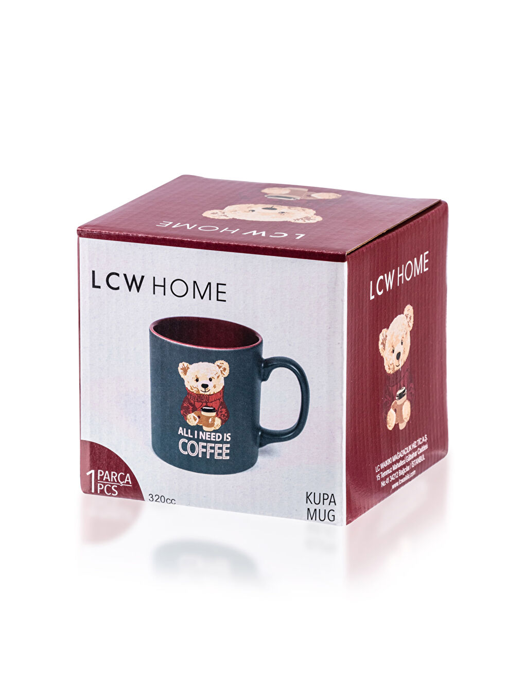 LCW HOME Karişik Baskılı Kupa Bardak 320 ml - 3