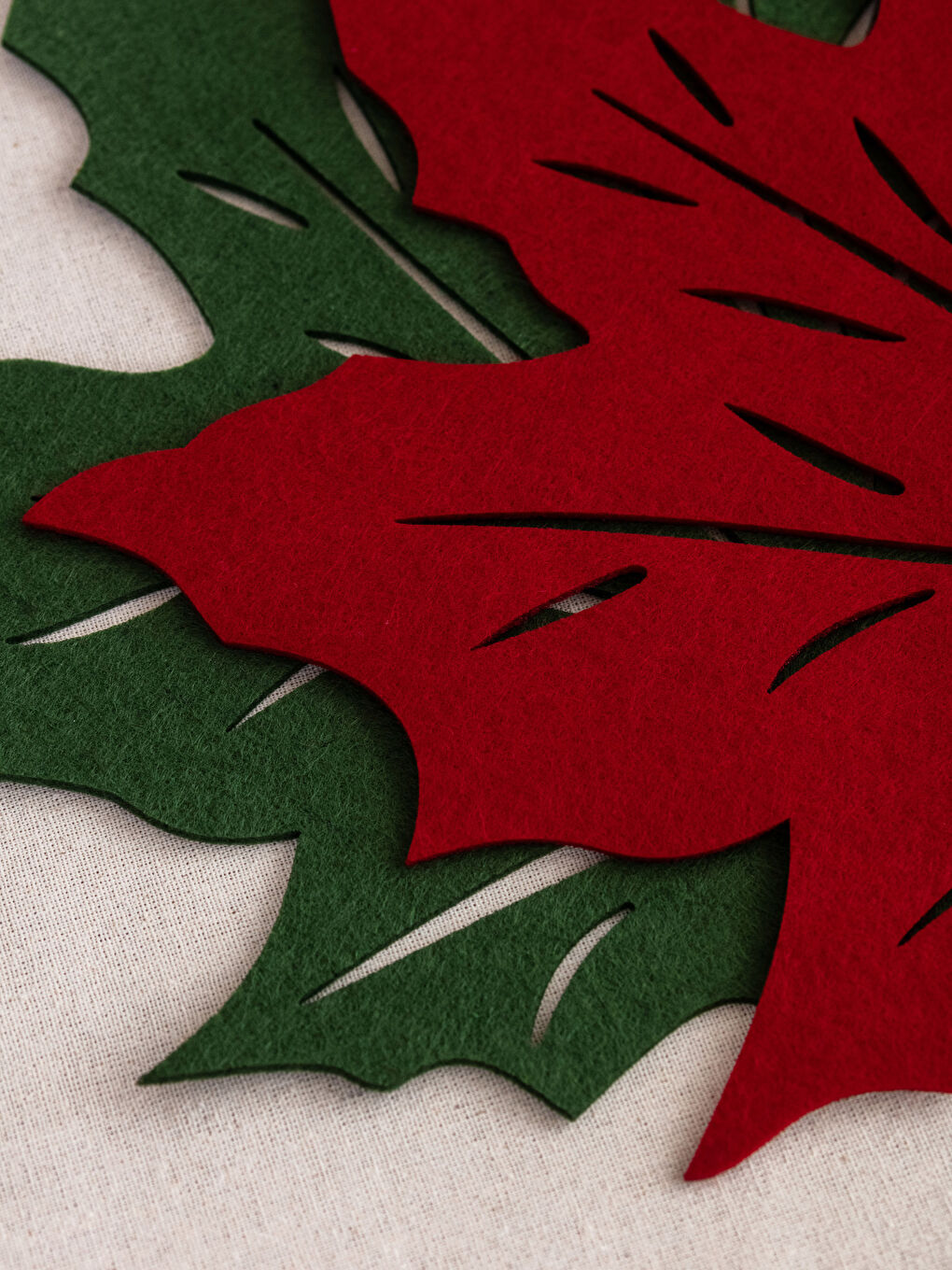 Blattförmiges Tischset 2er-Pack 45x45 cm-2