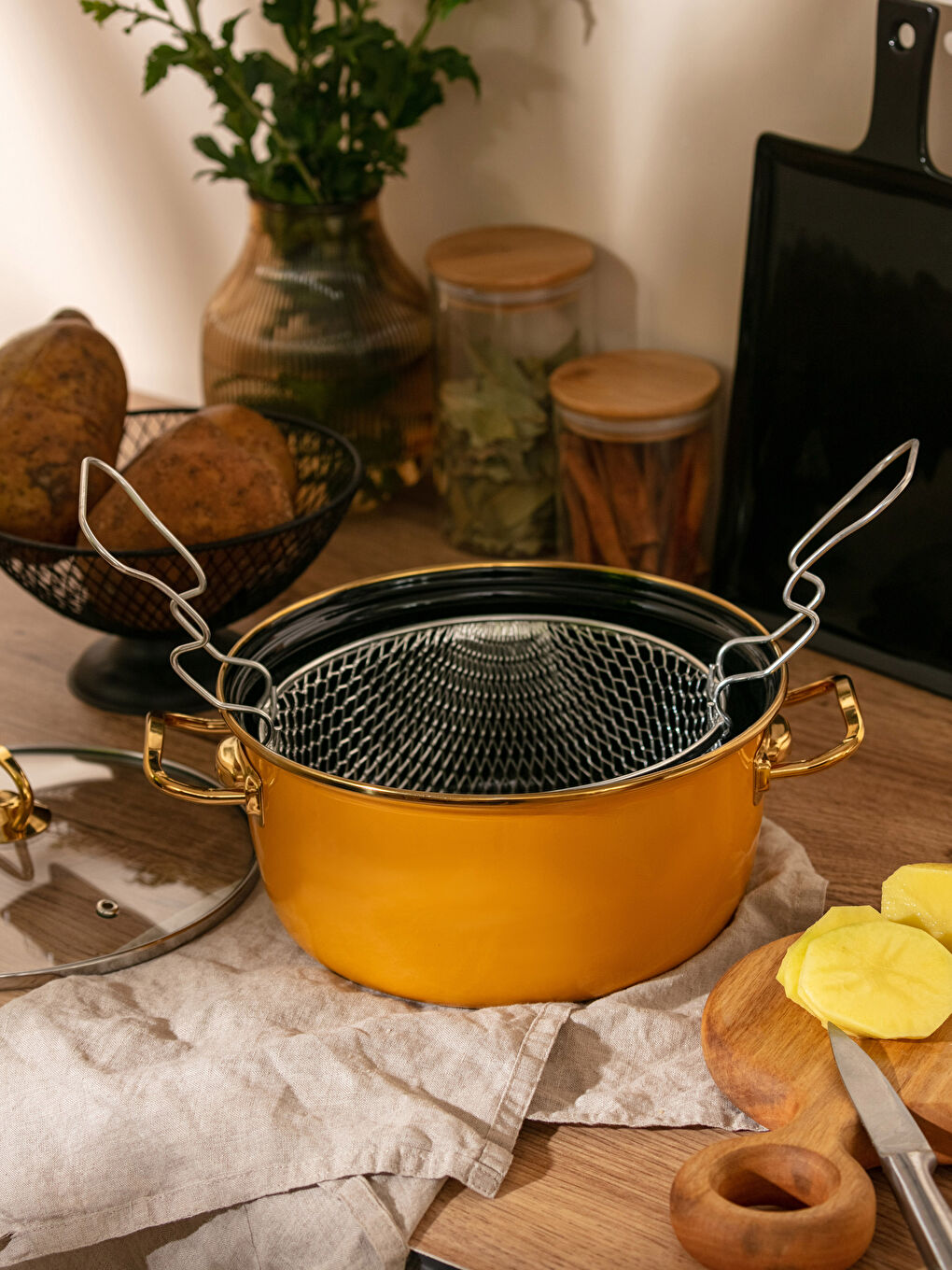 LCW HOME Tiganj za prženje 22 cm -W2H299Z8-SJD