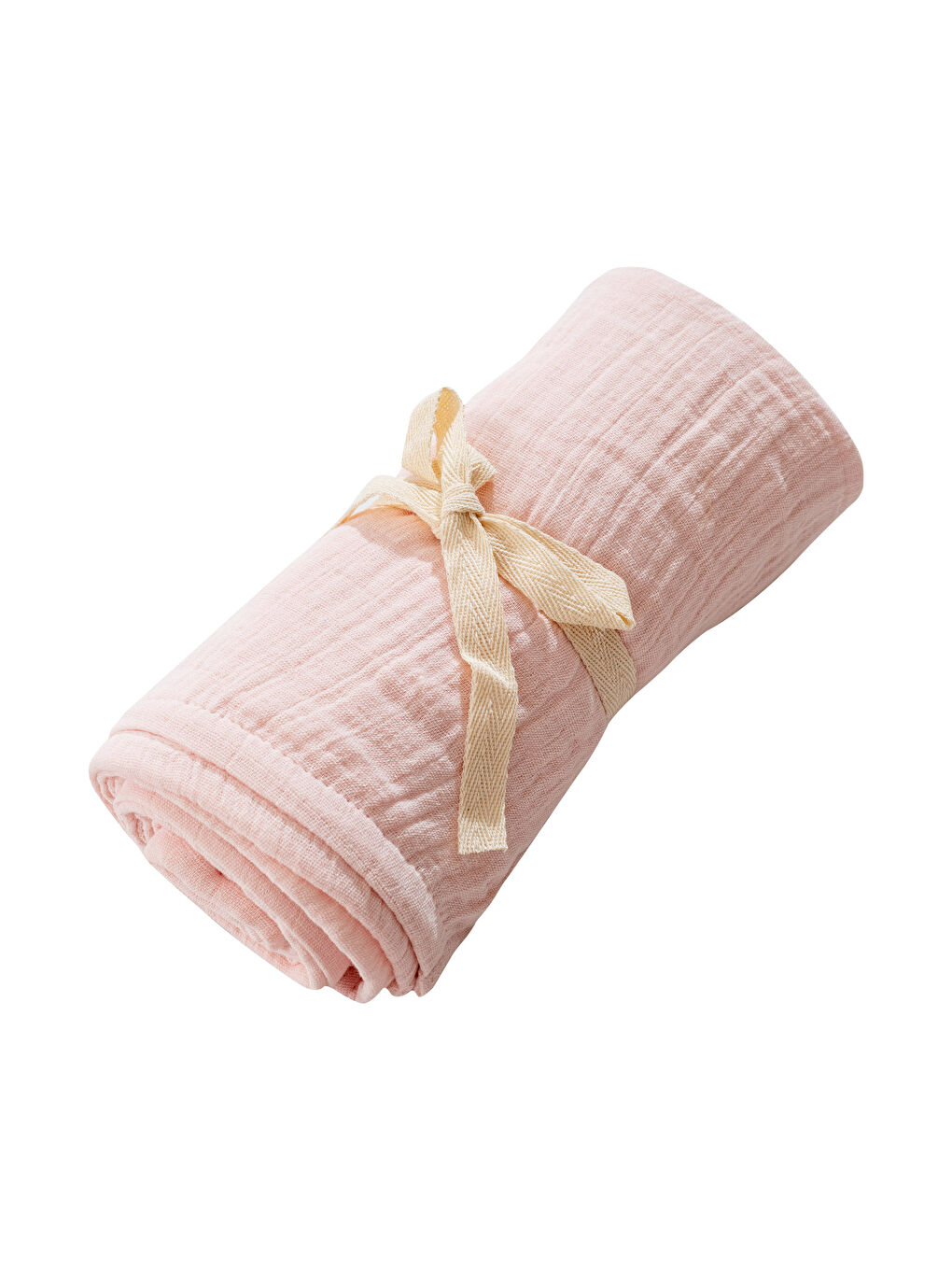 بطانية طفل قطن شاش سادة 100x120 سم-3